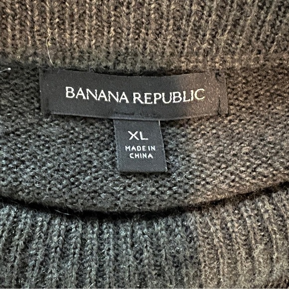 Banana Republic Sweater Women's XL Dip Dye Ombre Mohair Wool Blend Pull Over - Picture 8 of 11